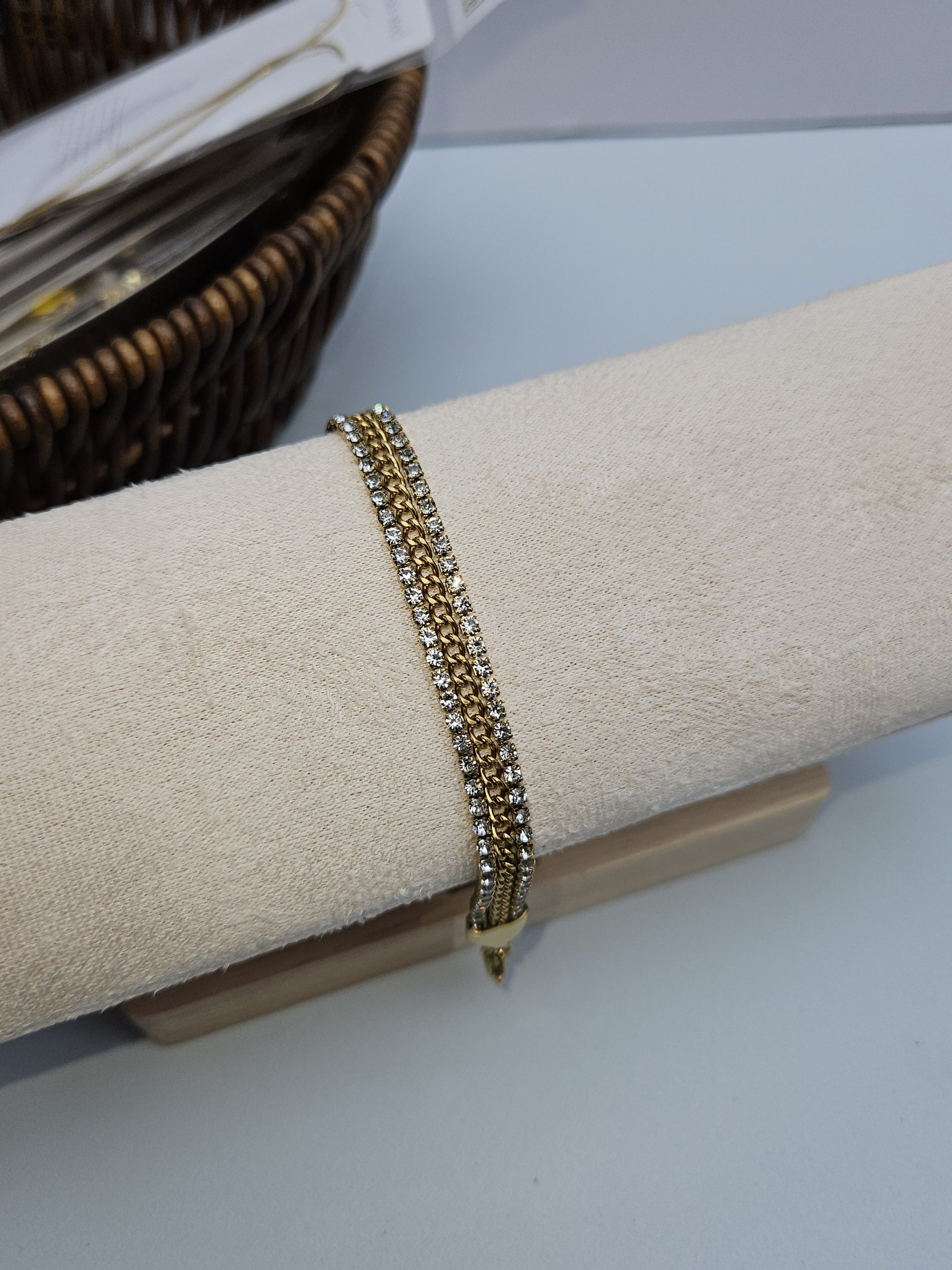 Duo Shimmer Chain Bracelet